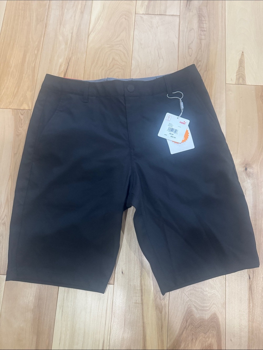 Men's Puma Black Performance Golf Shorts